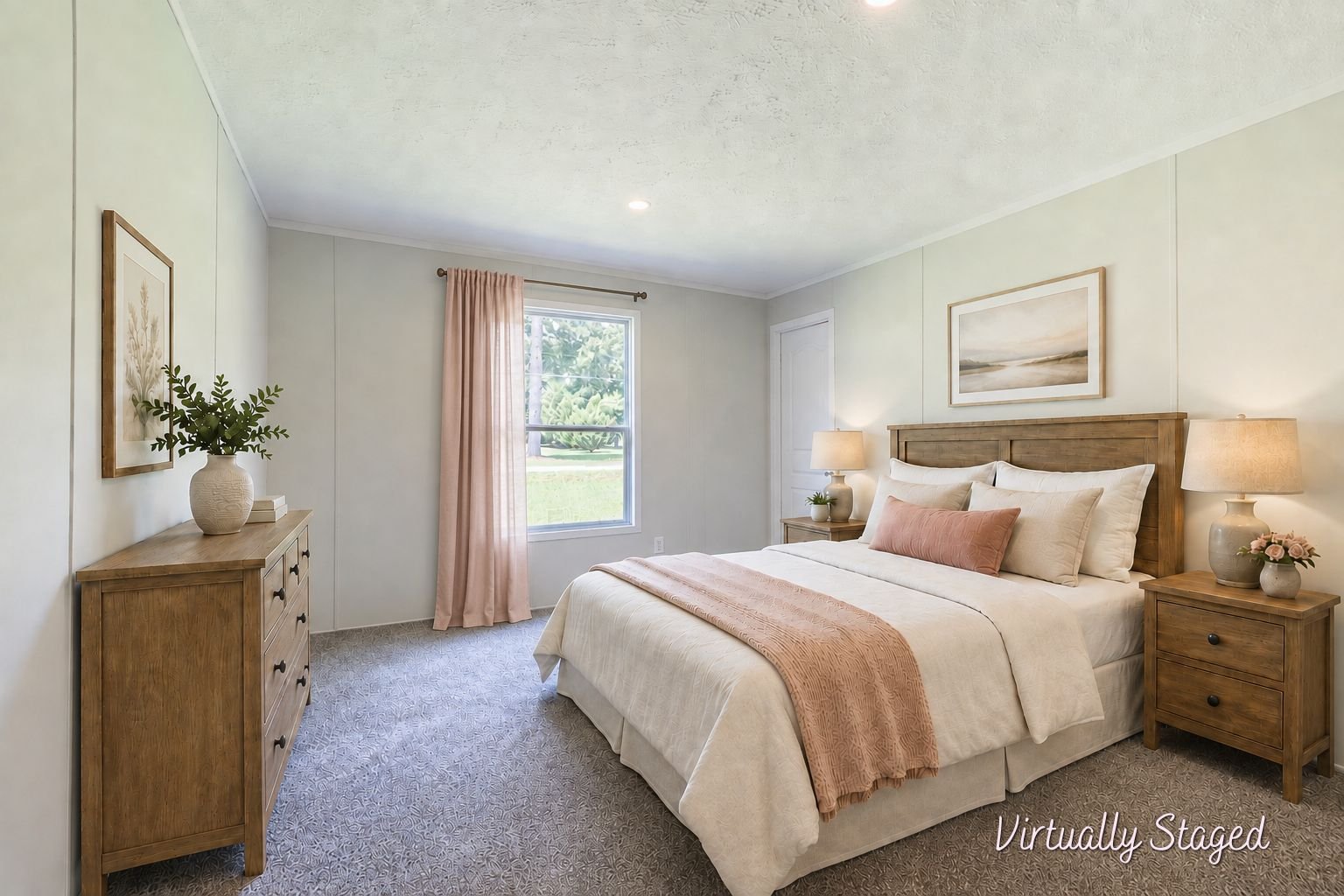 833 Berry Road Cedartown GA — virtually staged bedroom